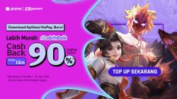 Top Up Game di VCGamers Sekarang, Ada Cashback Hingga 90 Persen!