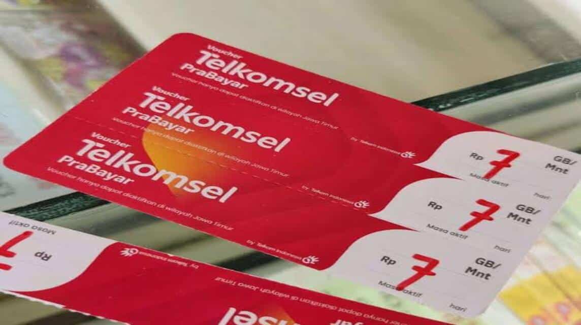 Telkomsel 바우처를 입력하는 방법 (1)