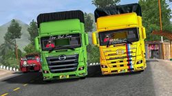 Download Mod BUSSID Hino 500 Artists Sumatra 2024