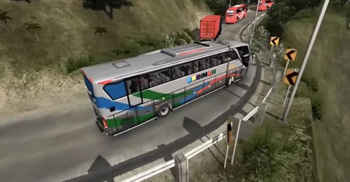 Download BUSSID Mountain Road Map Mod, Climbing is Even More Exciting!