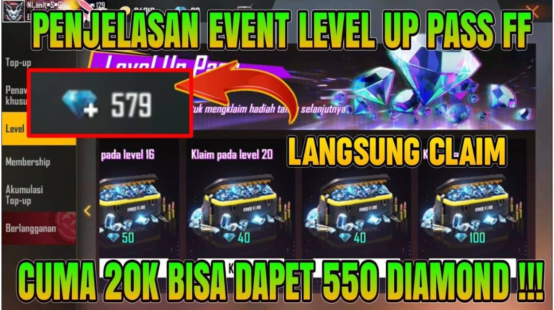 Level Up Pass FF