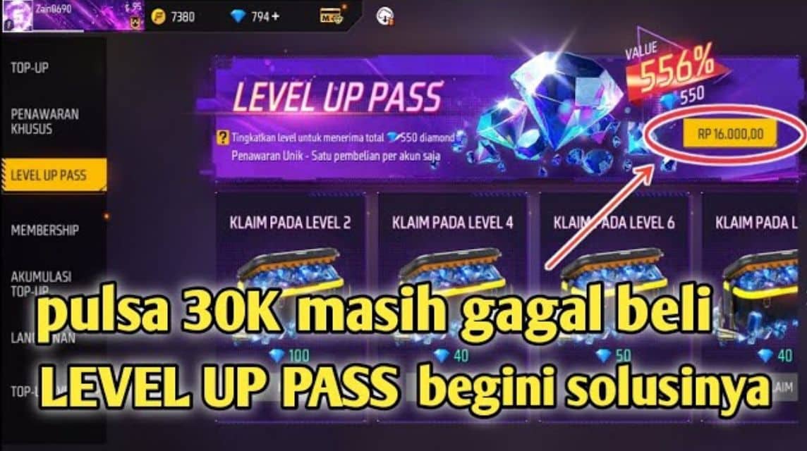 Level Up Pass FF