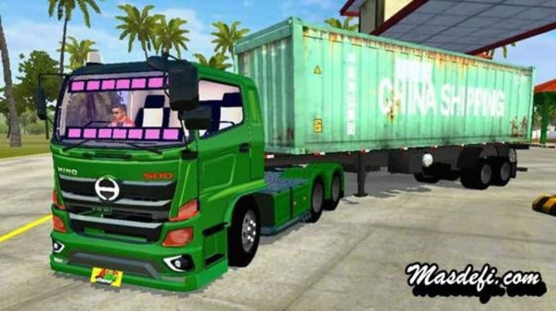 Download the BUSSID Truck Hino Tribal Mod Full Load