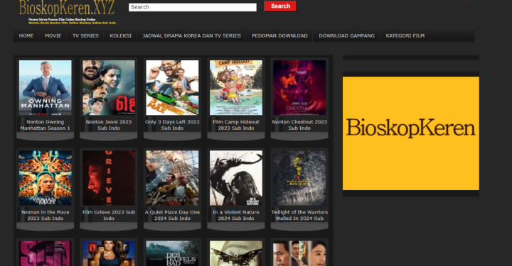 The Risks of Watching at Bioskopkeren, an Illegal Film Watching Site