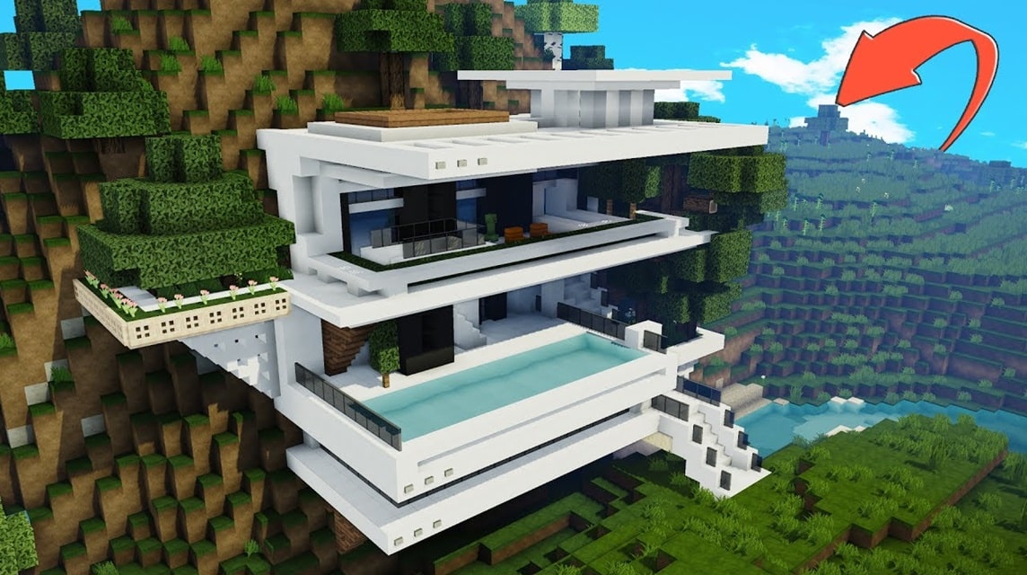 rumah minecraft simple