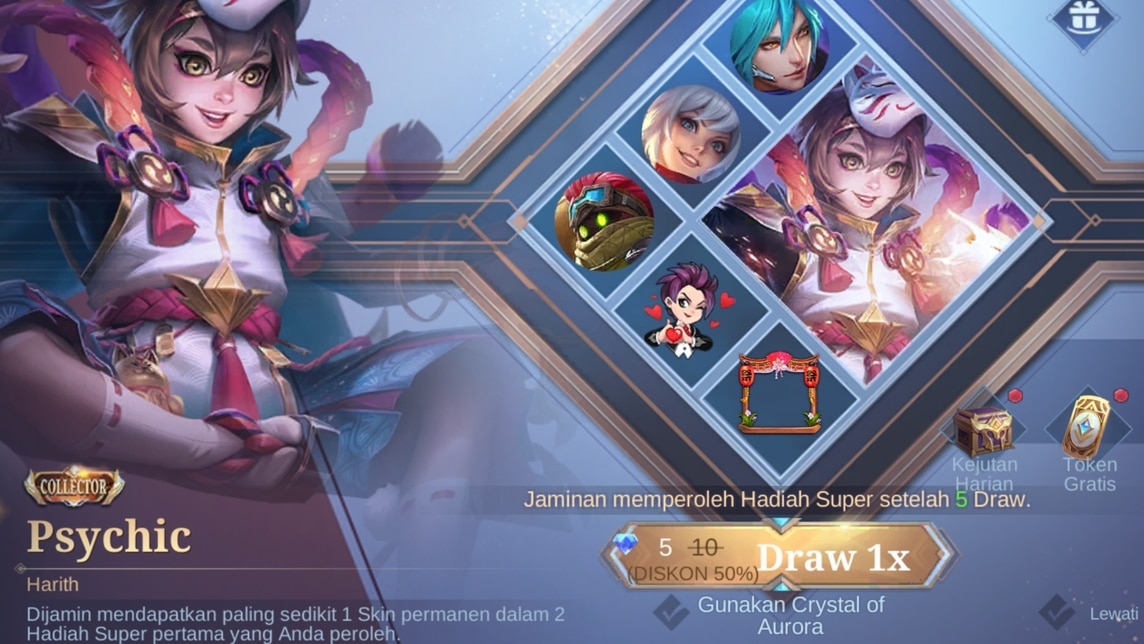 Sistem Gacha Skin Collector