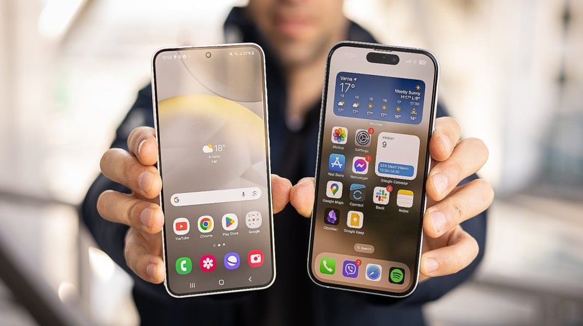 perbedaan samsung dan iphone