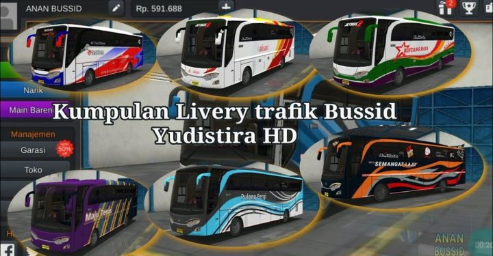 Laden Sie die umfassendste BUSSID Yudistira HD-Lackierung herunter