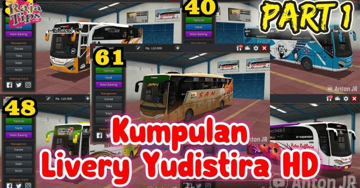 Link Download Livery Yudistira HD Rombak JB3