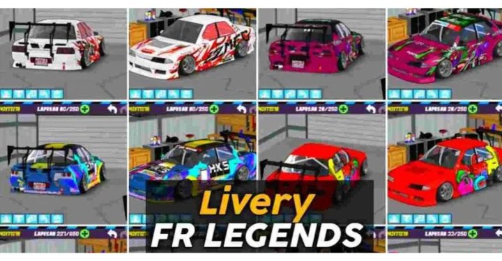 The most complete collection of FR Legends Livery Codes