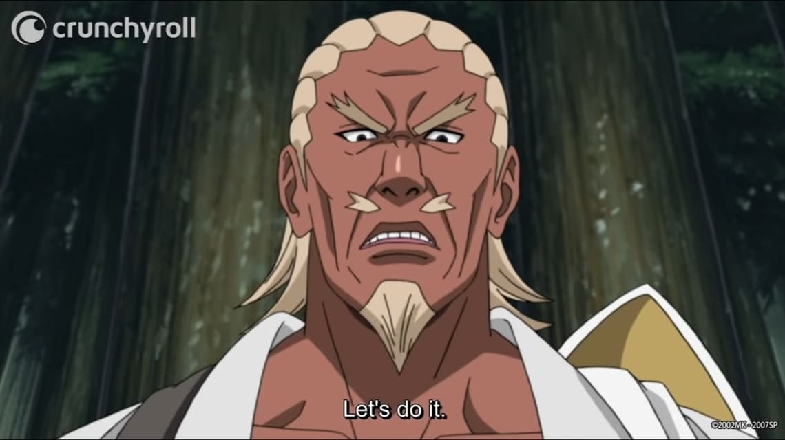 Black skin anime characters - Fourth Raikage