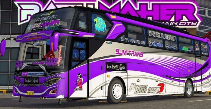 Download Livery BUSSID SJM Ratu Maher 2024