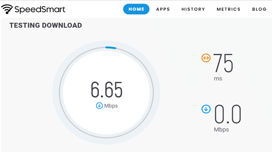 Indihome-Geschwindigkeitstest