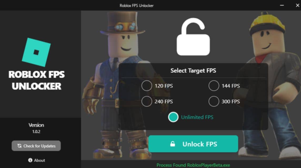 Roblox FPS アンロック