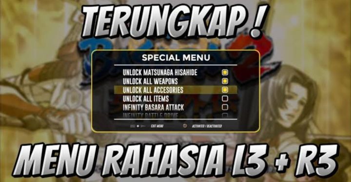 Kumpulan Cheat Basara PS2 Terbaru dan Lengkap