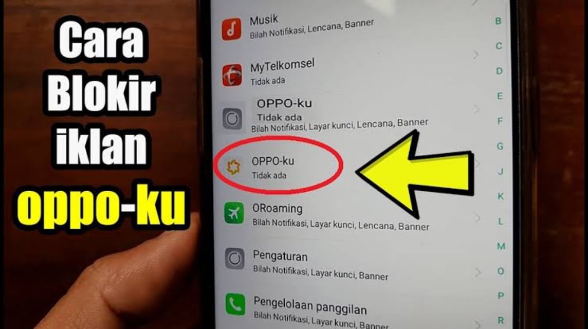 Oppo携帯電話の広告を削除する方法