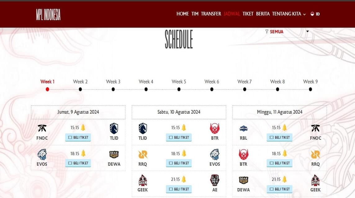 mpl id s14 Zeitplan