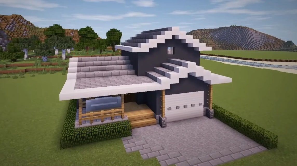 simple but nice minecraft house (1)