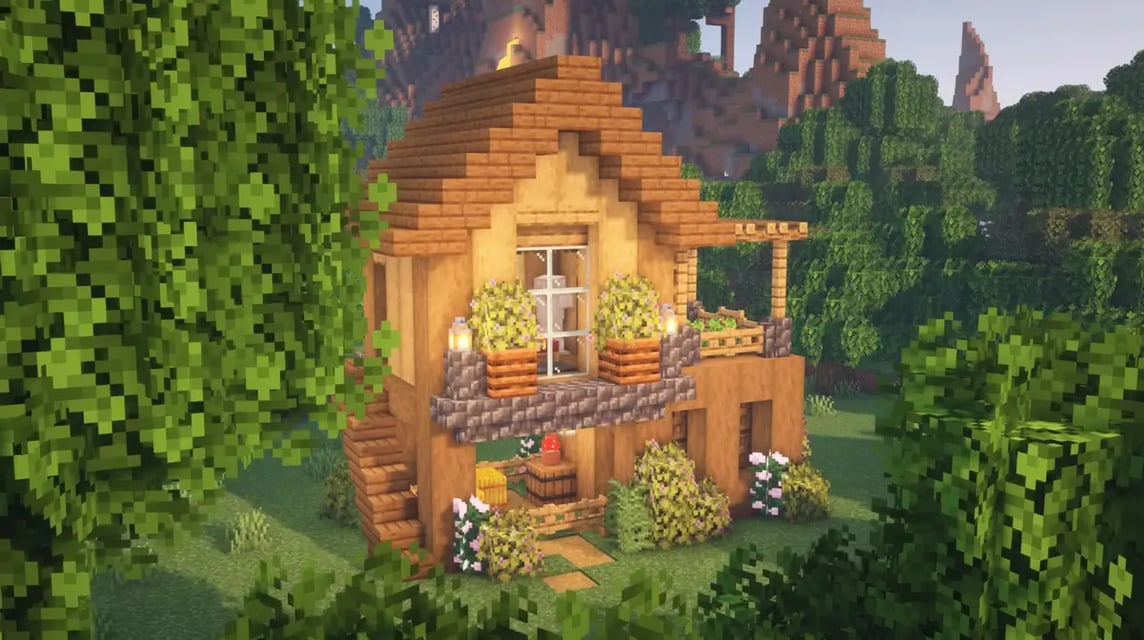 simple but nice minecraft house (2)