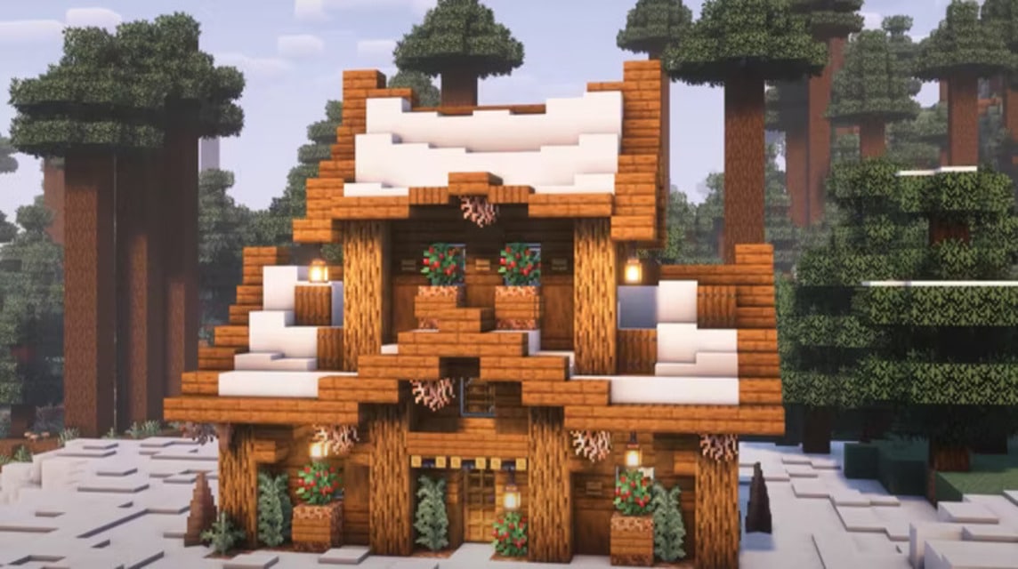 simple but nice minecraft house (7)