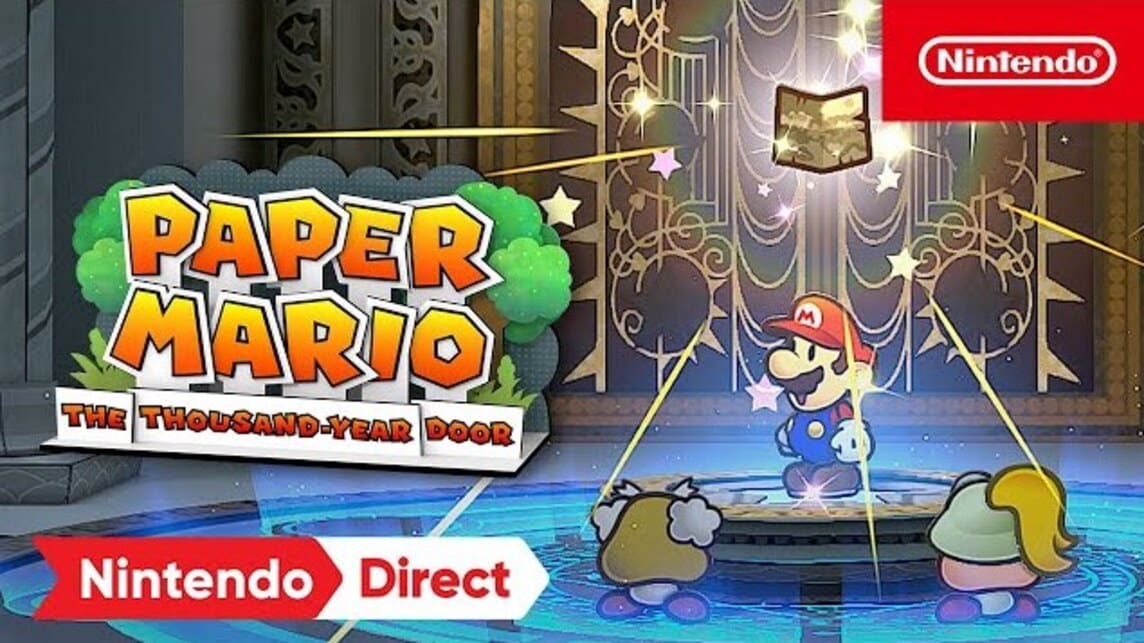 The remake of Paper Mario: The Thousand-Year Door was announced via Nintendo Direct