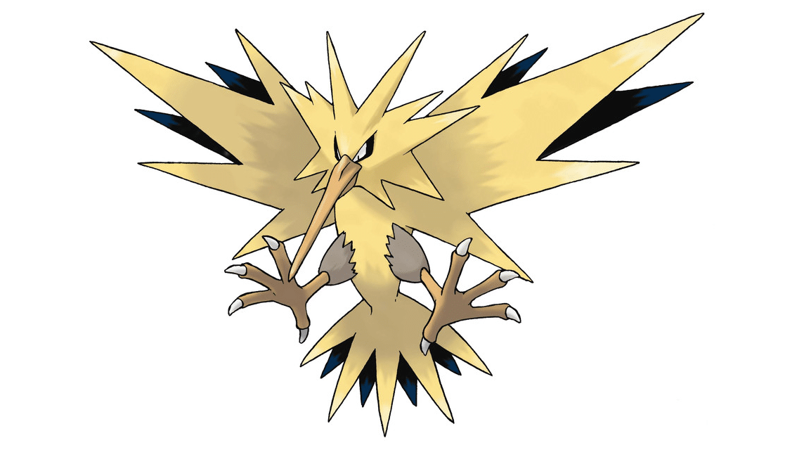 Pokemon listrik terbaik Zapdos