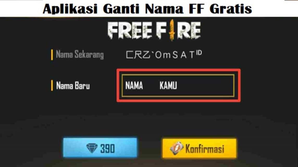 Bikin Nama FF Sendiri