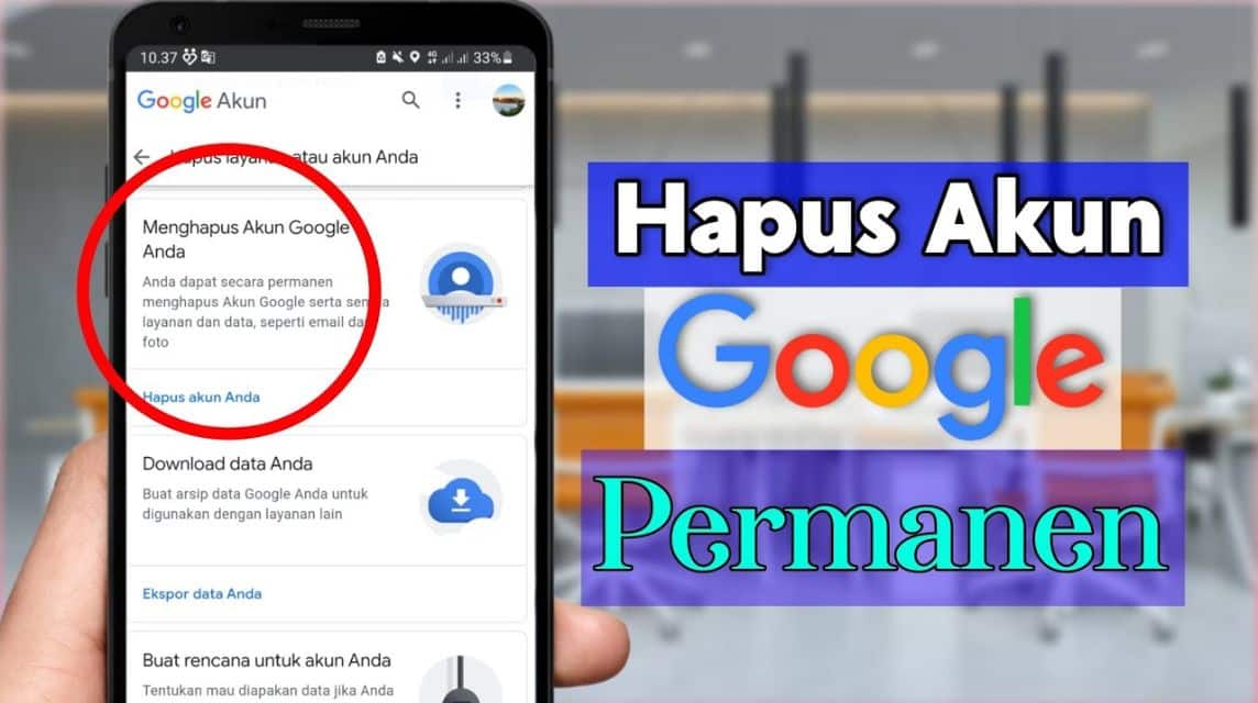 Cara Menghapus Akun Google di HP