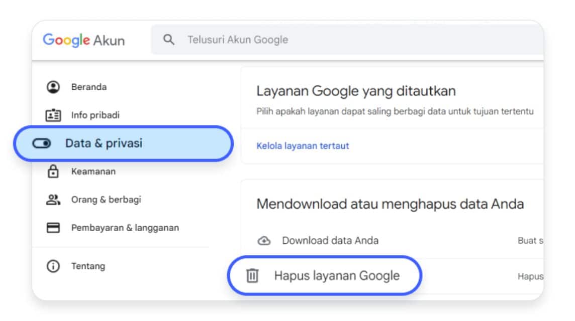 Cara Menghapus Akun Google di HP 