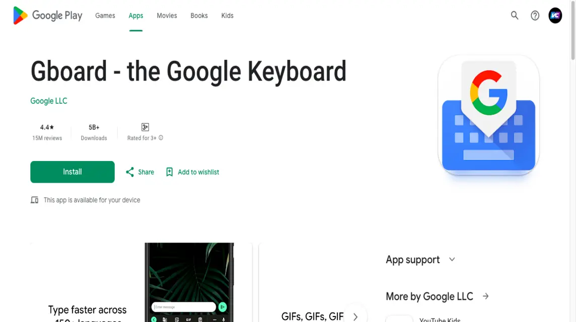 Google Keyboard app