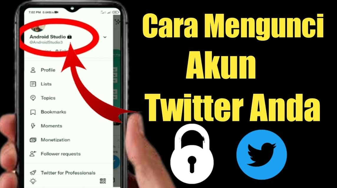 Cara Mengunci Akun Twitter