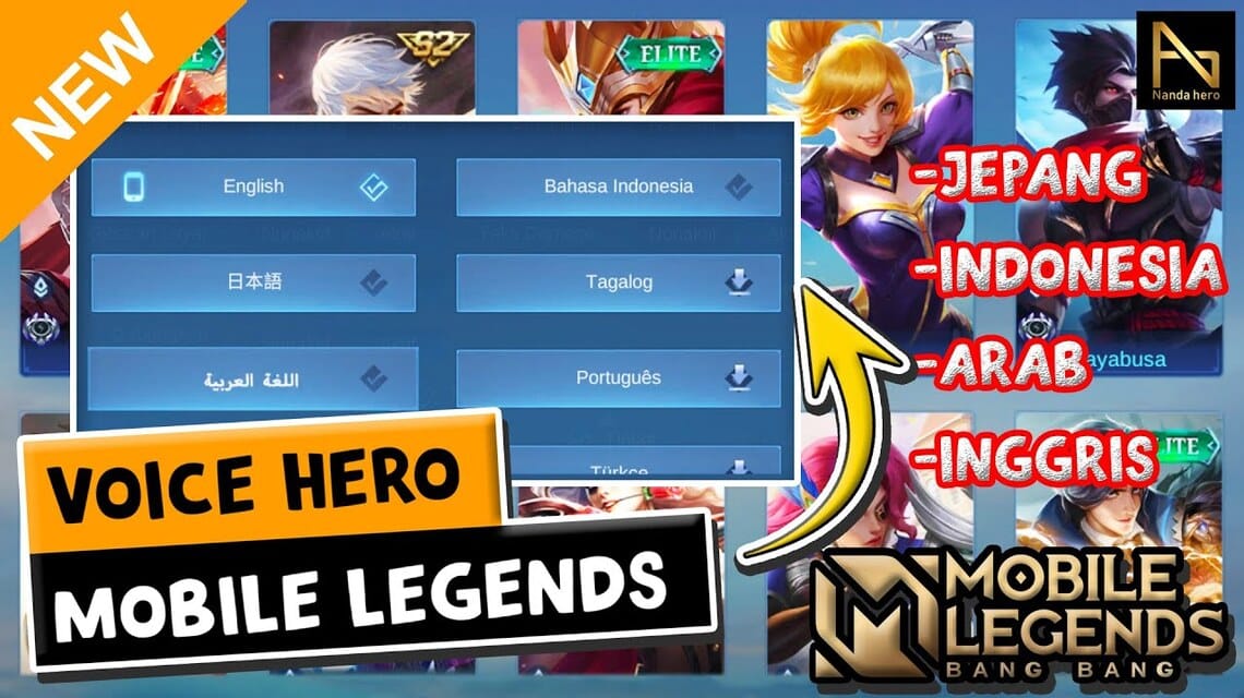 How to change the voice of Mobile Legends heroes