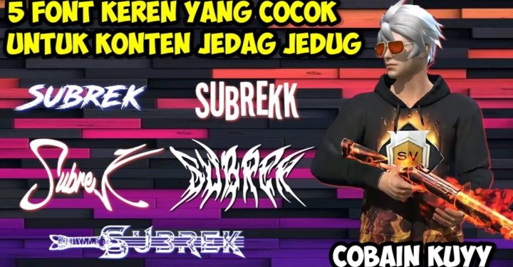 Kumpulan Font FF untuk Nickname Keren