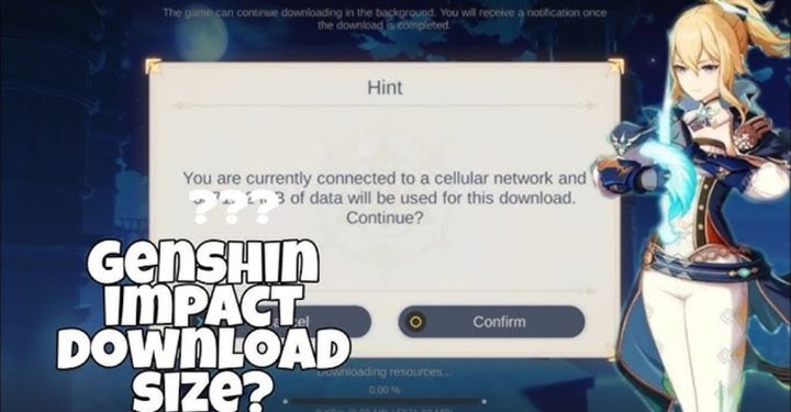 最新全尺寸 Genshin Impact 手机