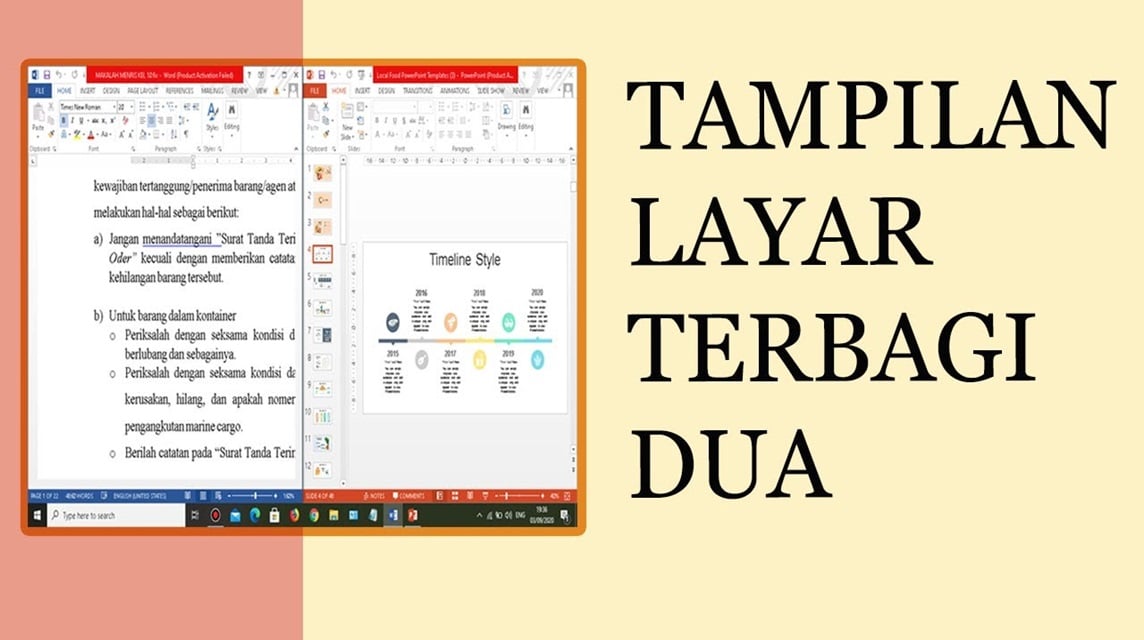 cara membagi layar laptop menjadi 2