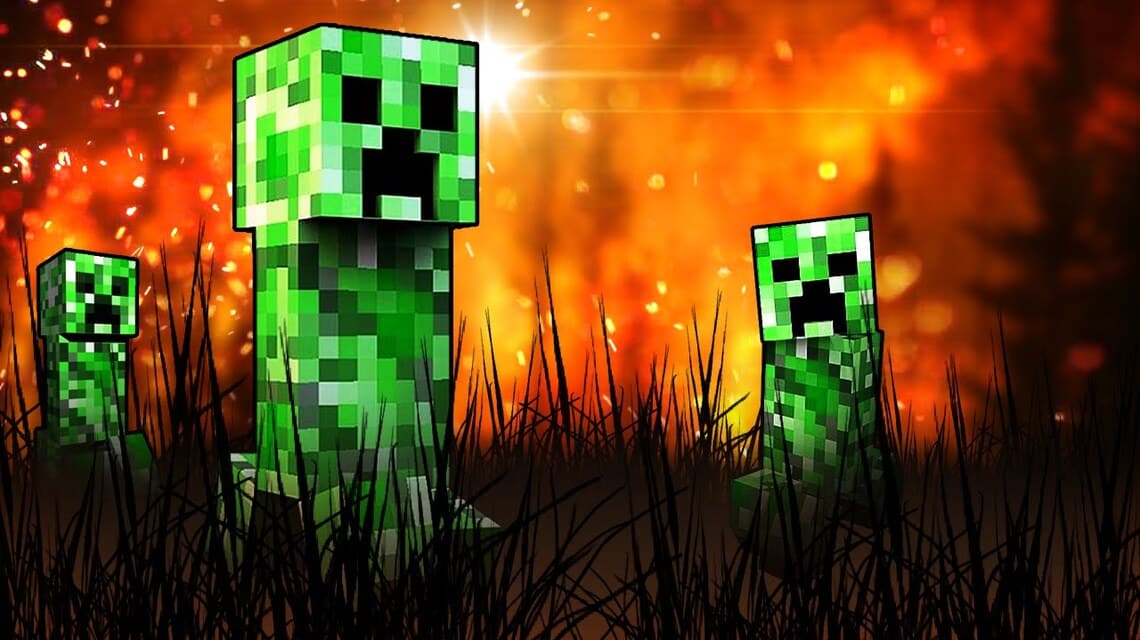 Cara membuat kasur di Minecraft - Creeper