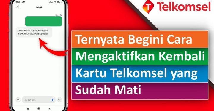 激活已被没收的 Telkomsel 卡的 5 种方法