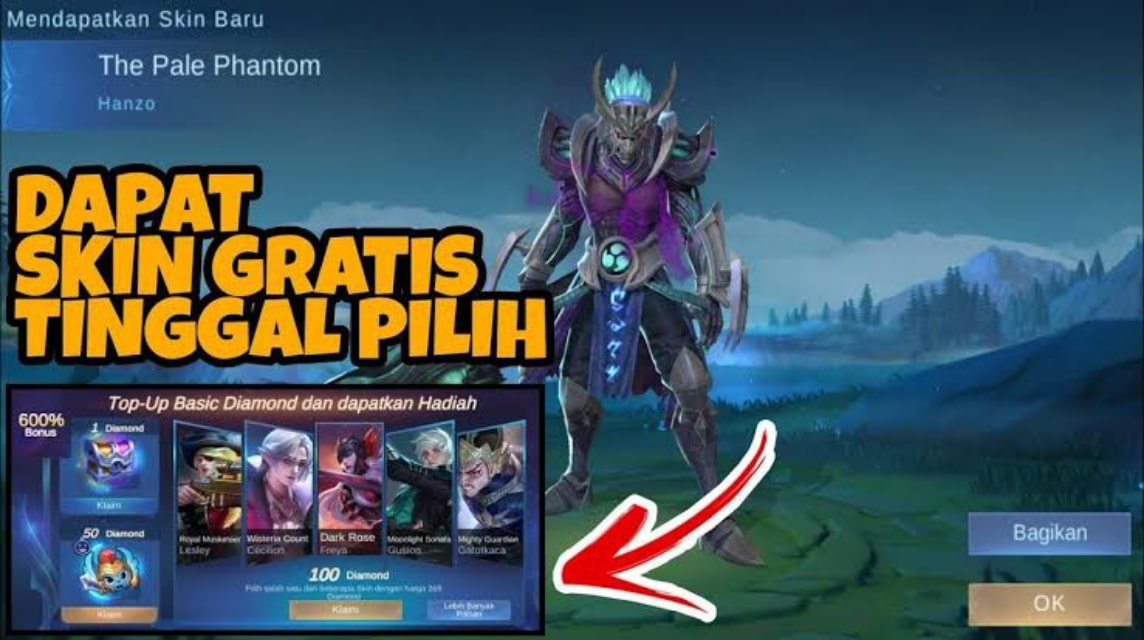 Cara Mendapatkan Skin ML Gratis