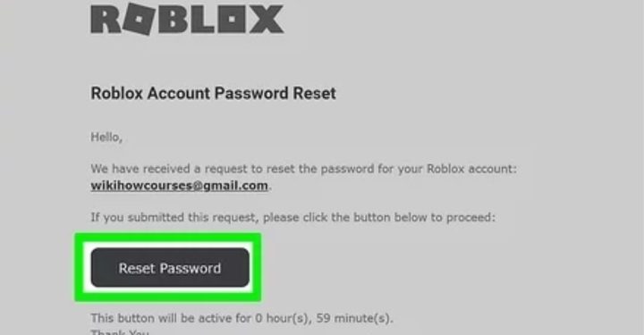 Einfache Möglichkeit, das Roblox-Passwort zurückzusetzen