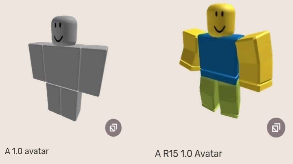 クラシック Roblox アバター - 1.0 モデル