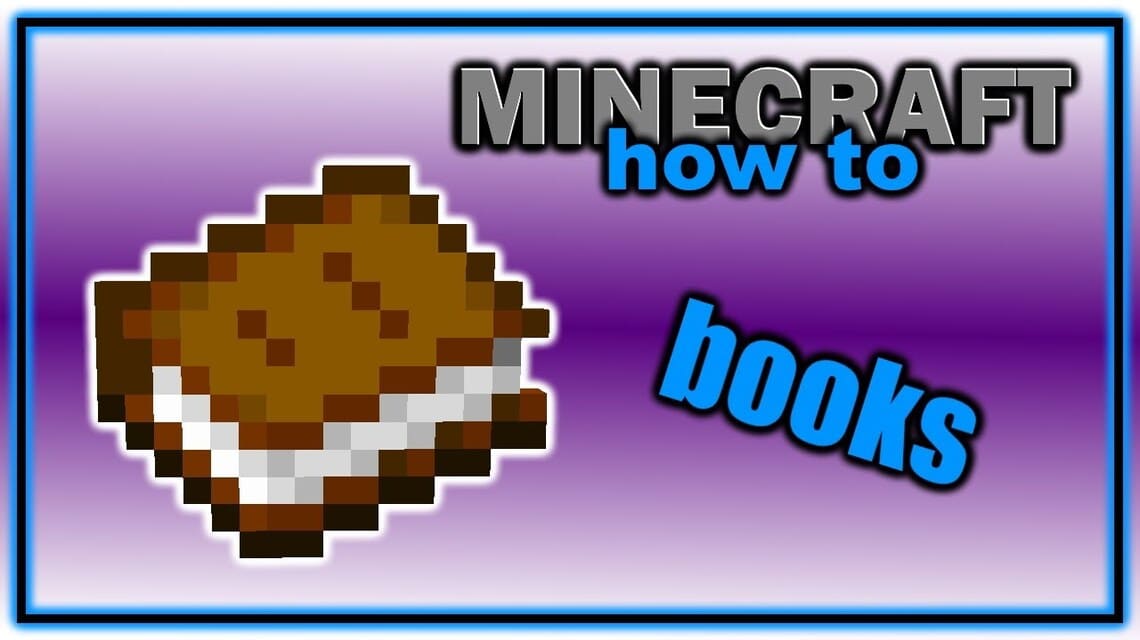 How to make a book in Minecraft