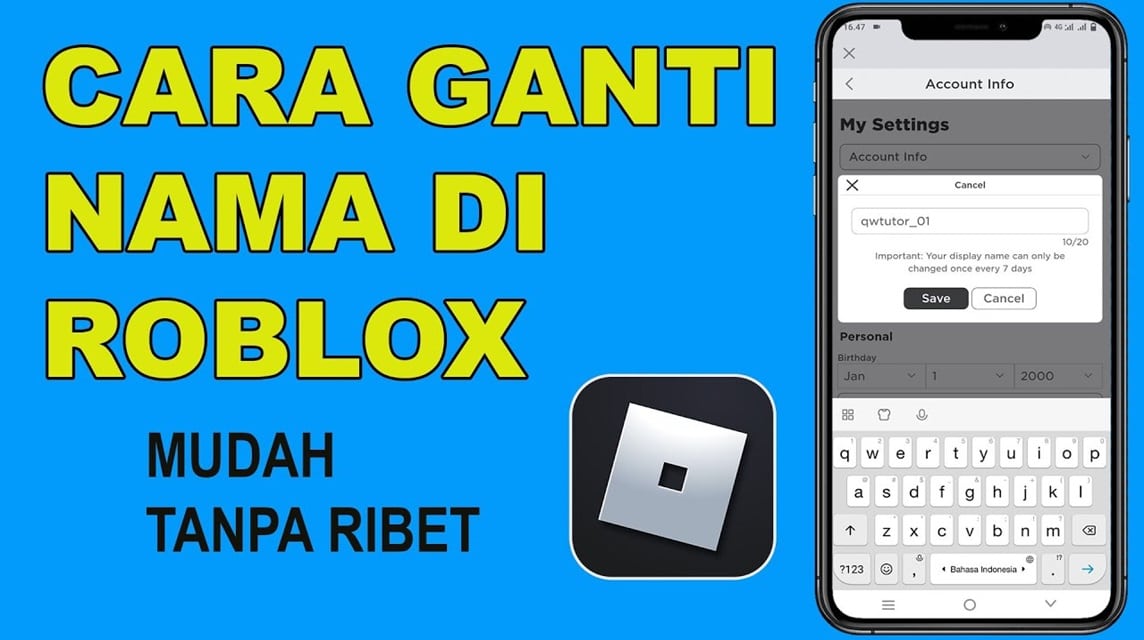 ide nama tampilan roblox