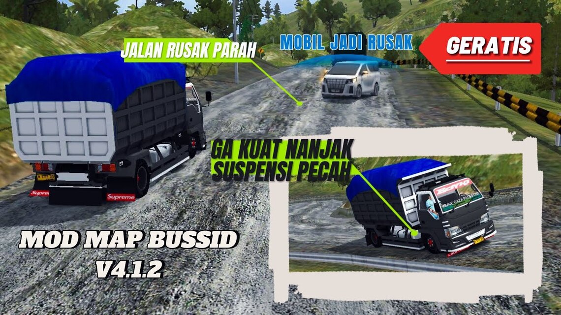 Mod map bussid jalan rusak parah