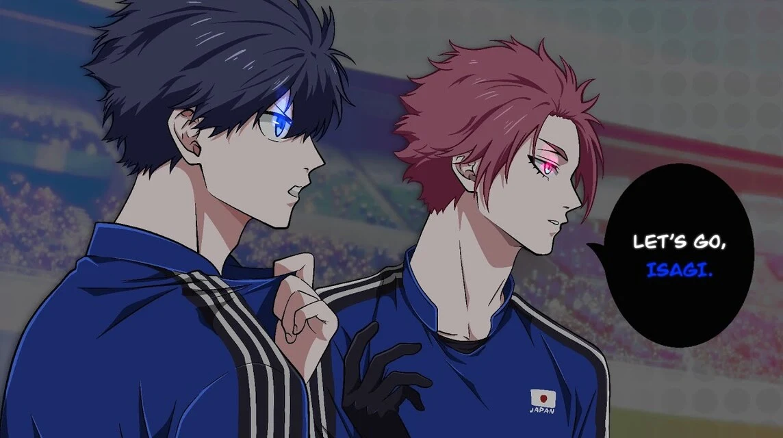 Sae und Isagi Yoichi