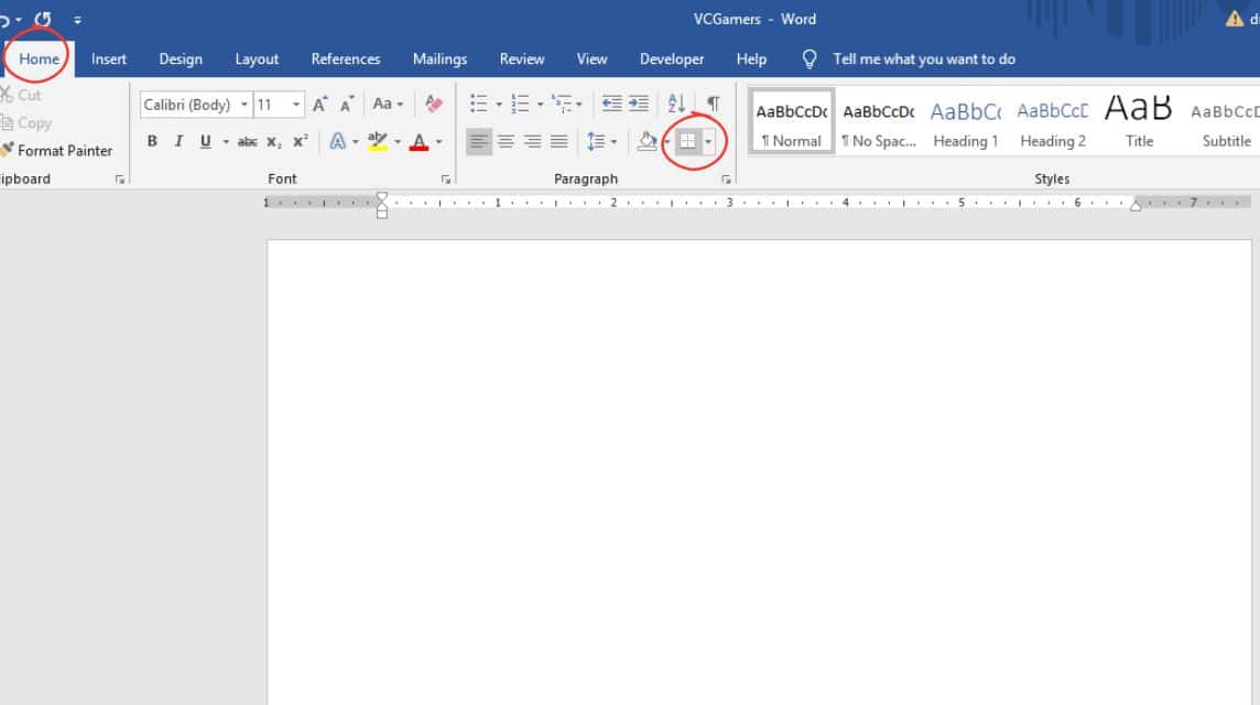 how to make a line in word