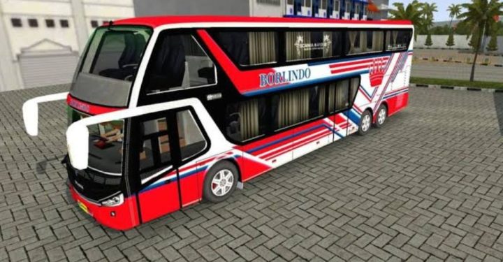 20 BUSSID 더블 데커 리버리 클리어 앤 쿨