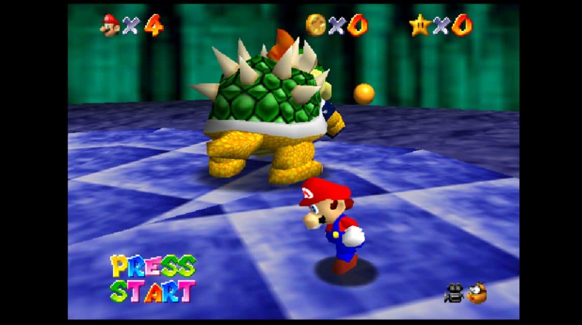 マリオ64のブロックが解除されました