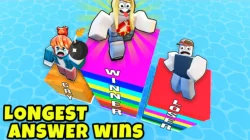 Longest Answer Wins Code for May 2025