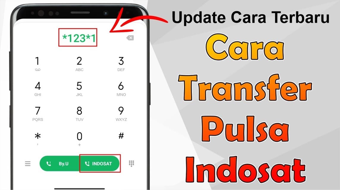 cara transfer pulsa indosat