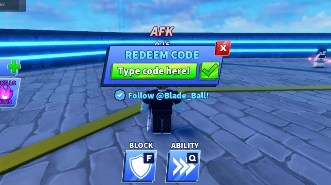 blade ball code